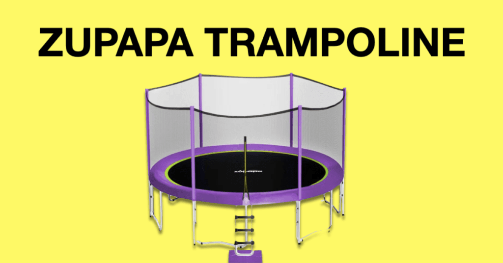Zupapa Trampoline Review - 15 FT Trampoline With Net Enclosure