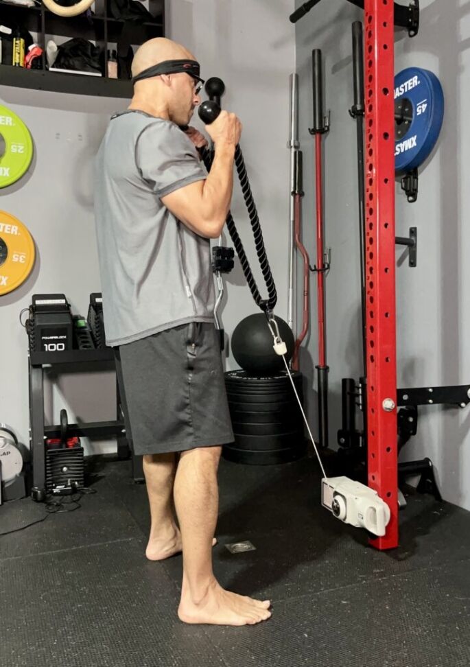 Gym Pin Tri Grips Review - Ergonomic Long Tricep Ropes