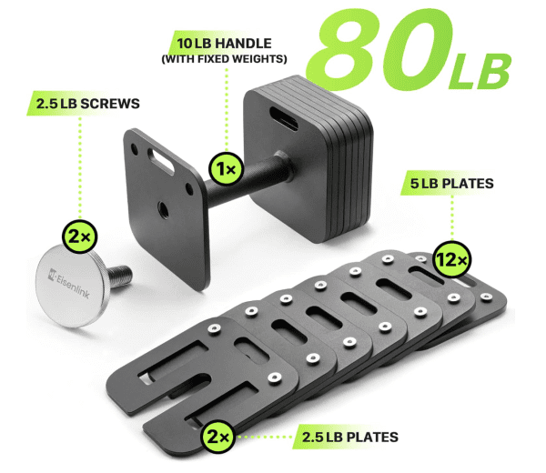 eisenlink dumbbell weight capacity