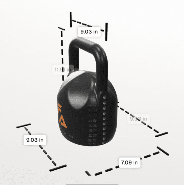 freak athlete kettlebell specs