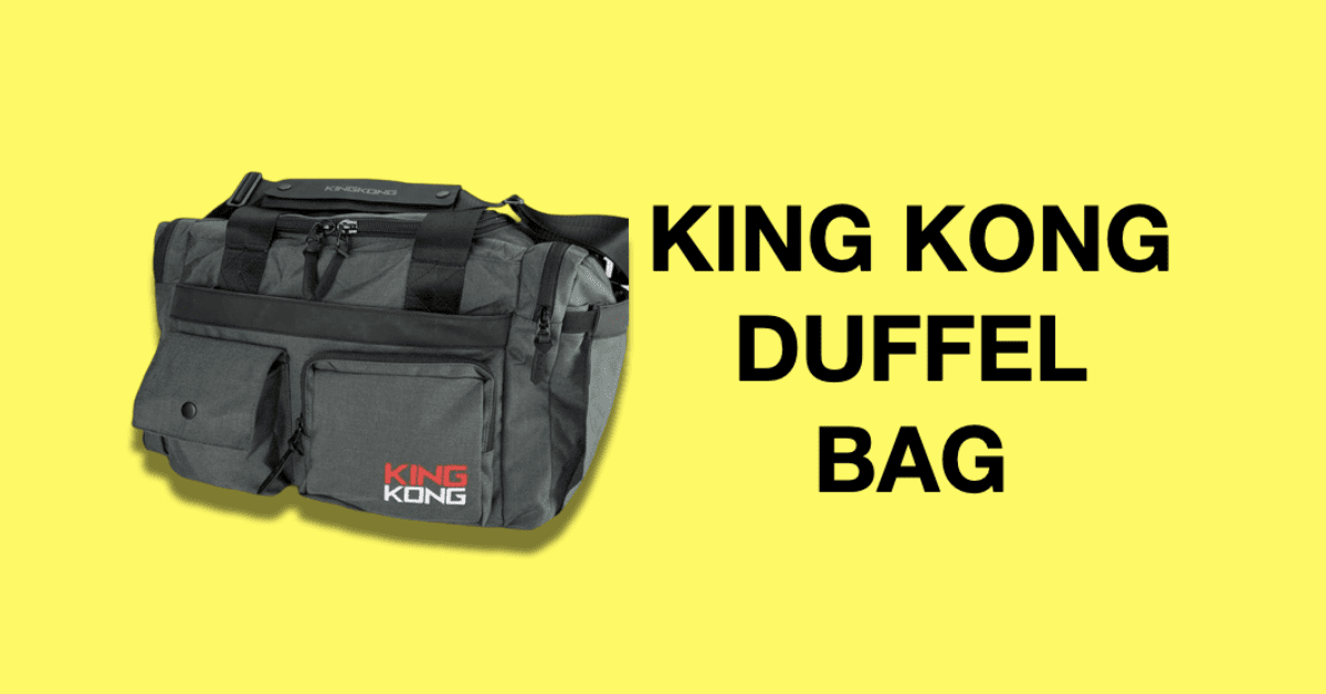 King Kong Duffle Bag Review Plus33 JNR Gym Duffel Bag